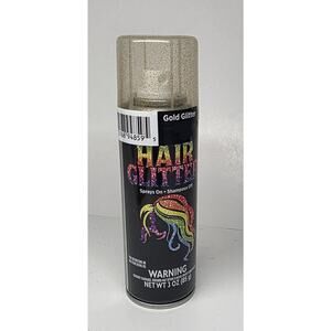 Temporary Gold Hair Glitter Spray (spray On-Shampoo Out) 3oz